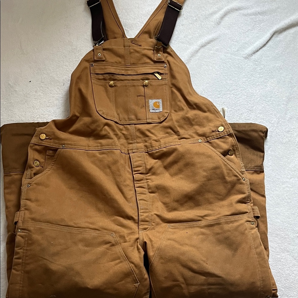 Carhartt Tan Work Overalls